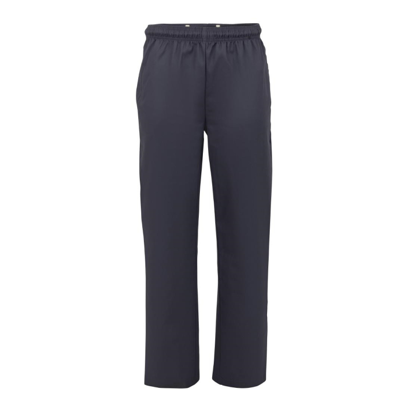 Pantalon de cuisinier Vegas Whites anthracite L - Gastronoble - BA112-L