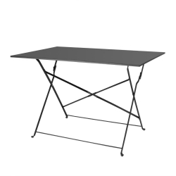 Opvouwbare terrastafels Bolero zwart 1100 x 700mm -&hellip;
