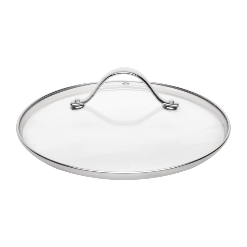 Couvercle en verre pour casserole Vogue 180mm - Gastronoble - CS544