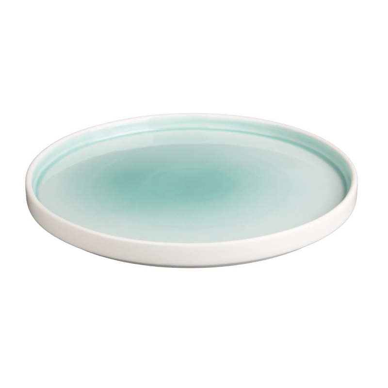 Assiettes Olympia Fondant Vertes 270mm (set van 4) - Gastronoble - CU434