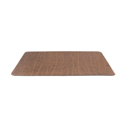 Onderlegger van gerecycled leer Securit Leather bruin