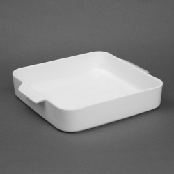 Vierkante ovenschalen met handvatten Olympia Whiteware&hellip;