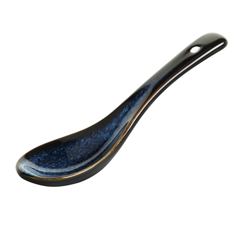 Olympia Luna soeplepels donkerblauw (set van 12)