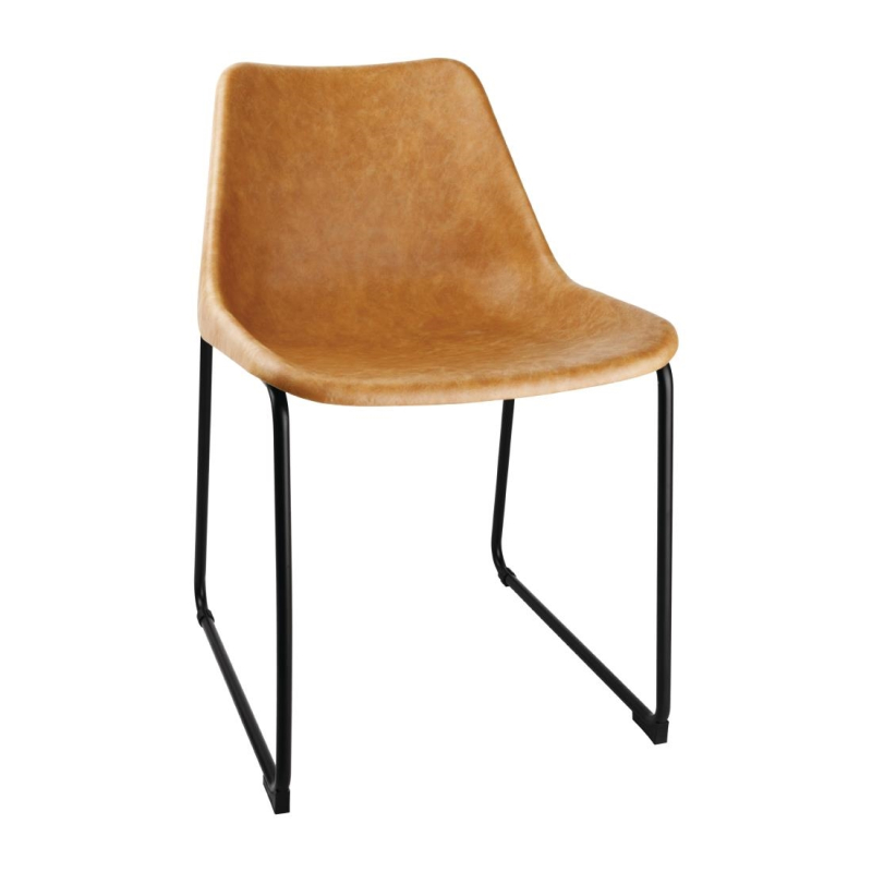 Bolero Rodeo kameel stoelen (set van 2)