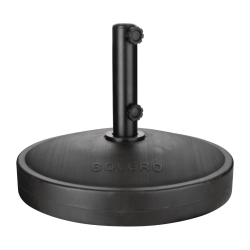 Parasol voet in zwart beton Bolero met adapter 48/38mm