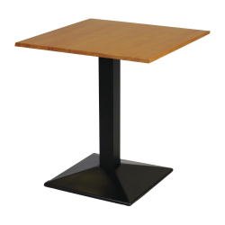 Table carr&eacute;e avec pied en...