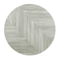 Plateau de table rond pr&eacute;-perc&eacute; Bolero Chevron 600mm