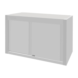 Roestvrij stalen wandkast Vogue 650x1200x400mm