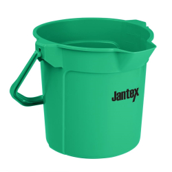 Seau gradu&eacute; avec bec verseur Jantex 10L vert 