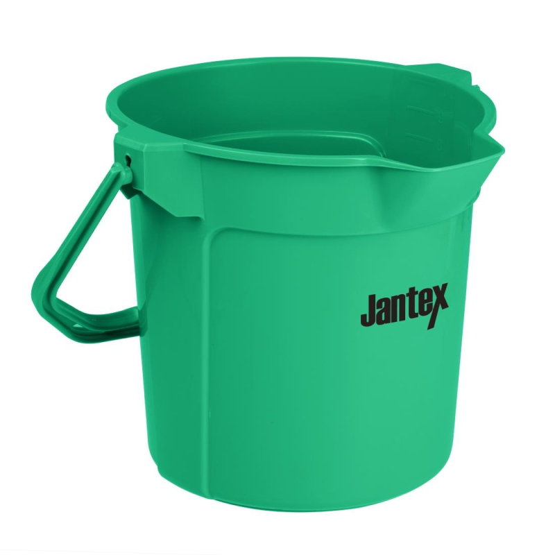 Maatbak met schenktuit Jantex 10L groen