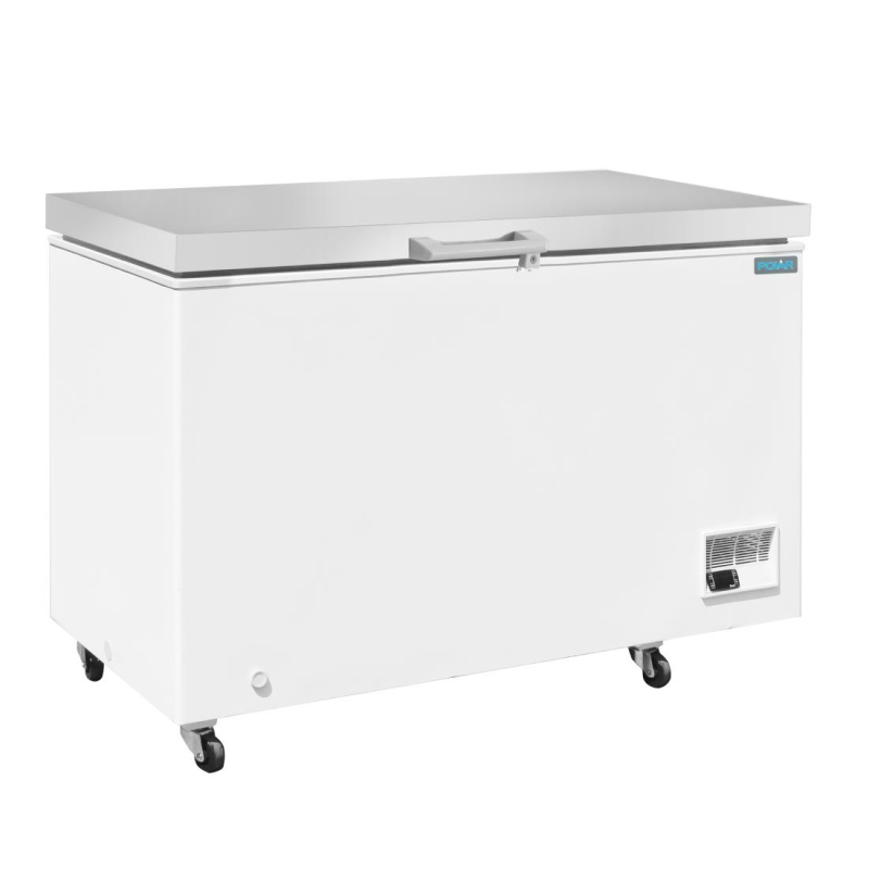 Vriezer met rvs-deksel Polar Serie G 378L