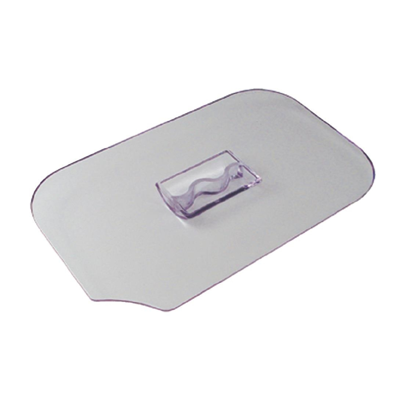 Transparant SAN deksel met gleuf voor saladeschalen Dalebrook 2,2kg