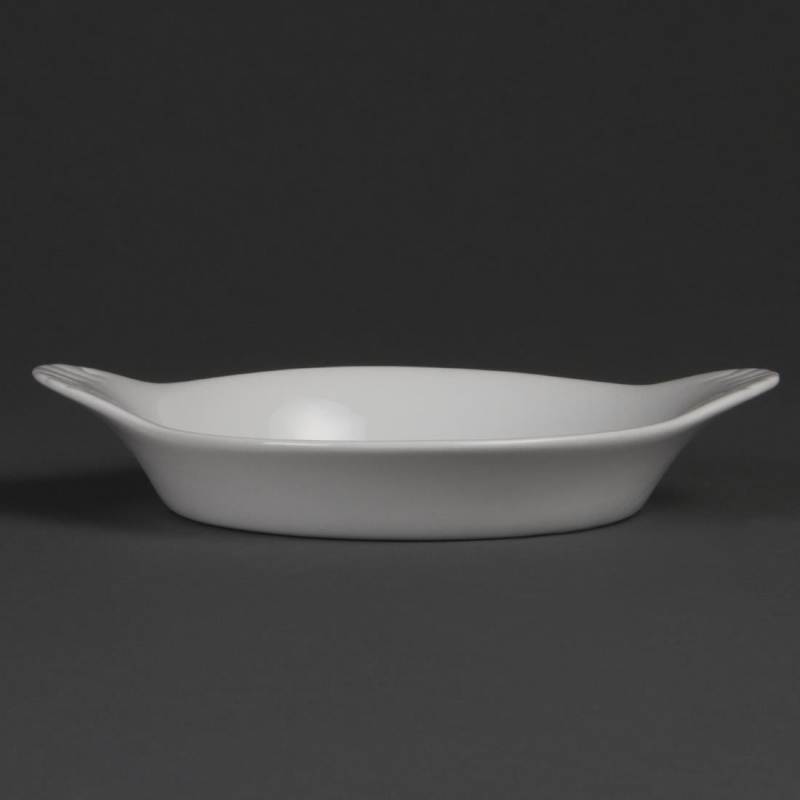 Ronde schalen met oren Olympia Whiteware 192x151mm (Set van 6)