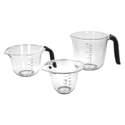Doseerkannen KitchenAid zwart (set van 3)