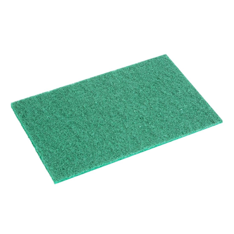 Groene schuurpads 100% gerecycled Jantex 225x150mm (set van 10)