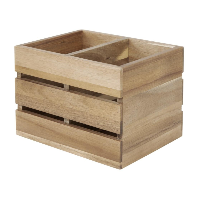 Tafelorganizer uit acacia-hout Olympia 210x160x150mm