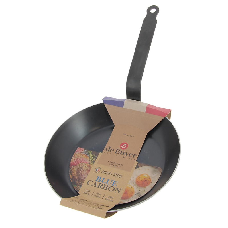 Po&ecirc;le en t&ocirc;le bleuie De Buyer 240mm