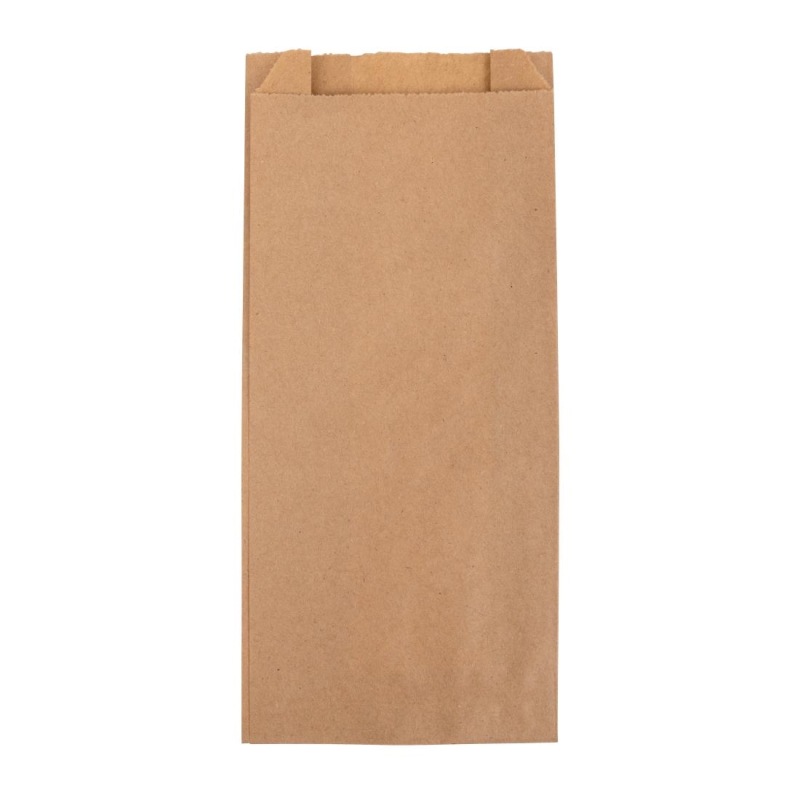 Papieren zakjes voor stokbrood/panini Fiesta Recyclable 250x110x45mm (pak van 1000)