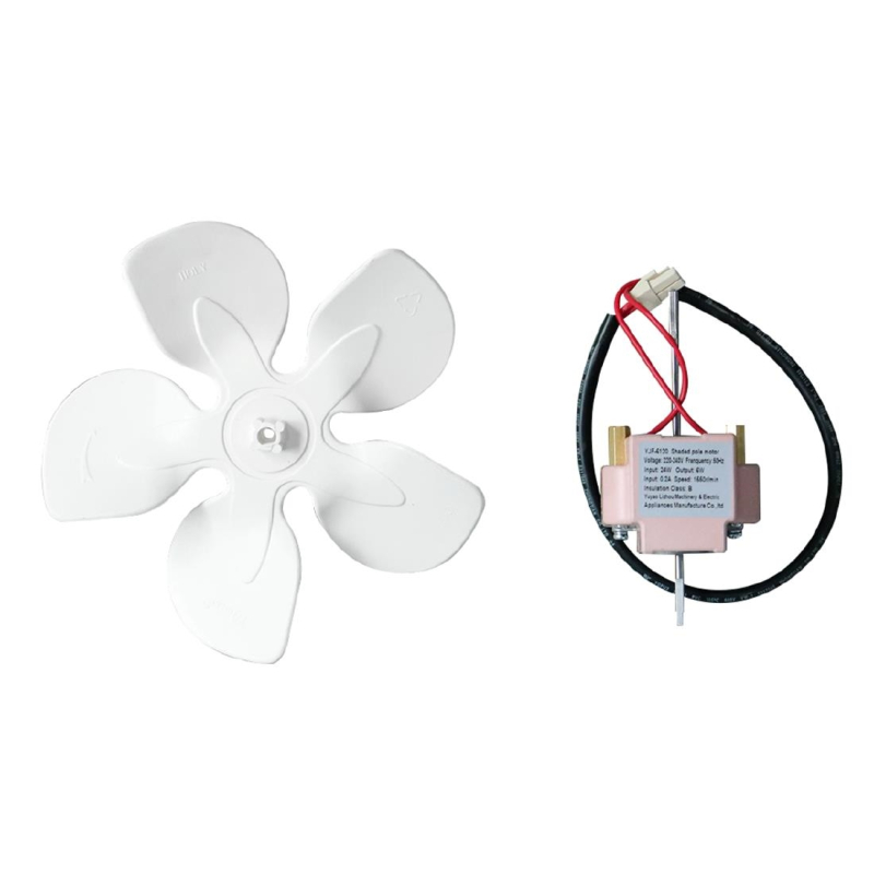 Motor en ventilatorblad Polar