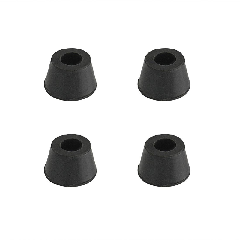 Zwarte rubberen voeten Buffalo (set van 4)