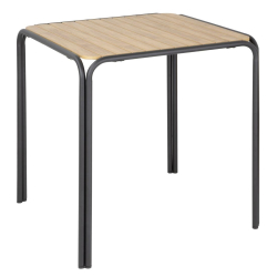 Vierkant polywood tafel Bolero Santorini 700mm