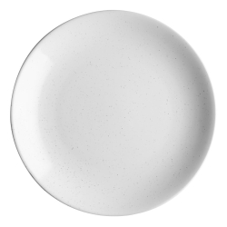 Assiettes plates blanches...