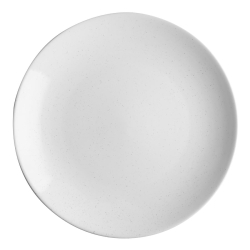 Assiettes plates blanches...