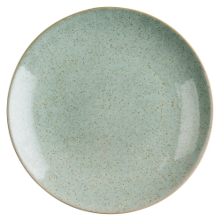 Assiettes plates bleu vert...