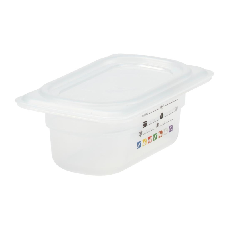 Bak in polypropeen Cambro Safetrak IML GN 1/9 65mm - Gastronoble - JN518