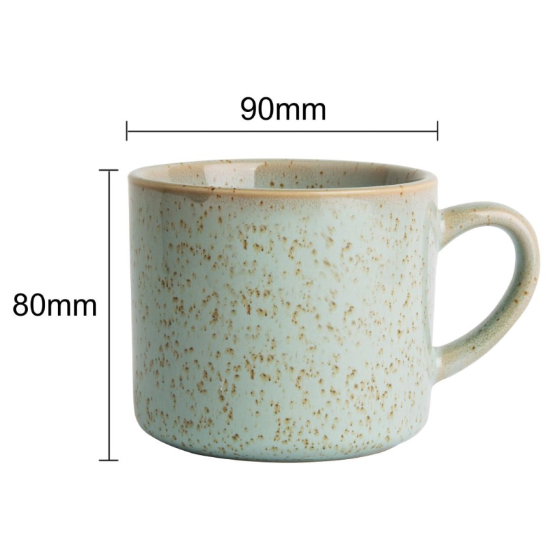 Tasses Origin bleu &oelig;uf de canard 300 ml (lot van 4) Olympia - Gastronoble - JK342