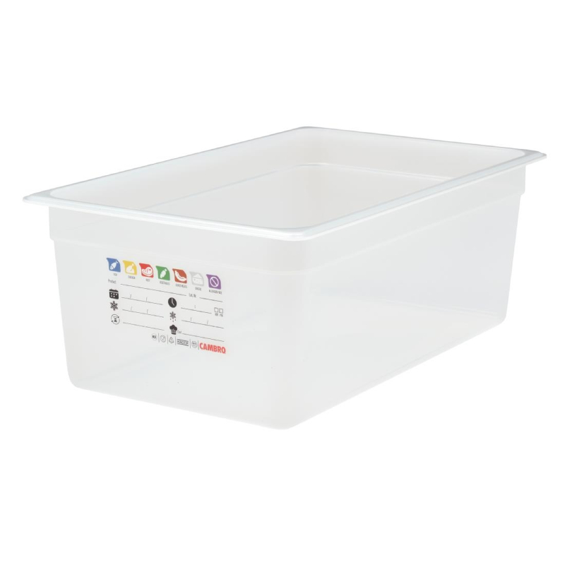 Bak in polypropeen Cambro Safetrak IML GN 1/1 200mm - Gastronoble - JN503