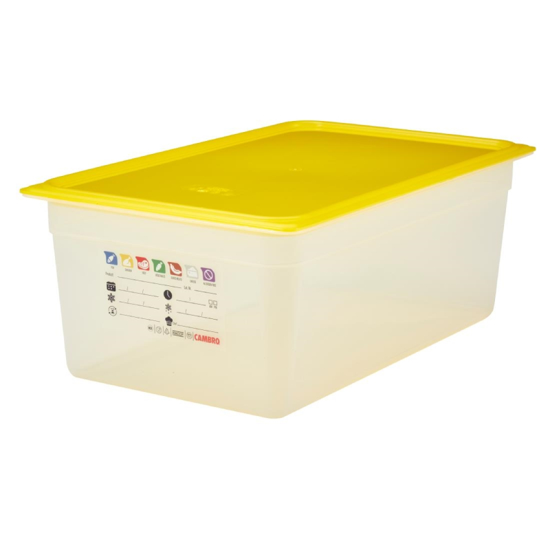 Bak in polypropeen Cambro Safetrak IML GN 1/1 200mm - Gastronoble - JN503