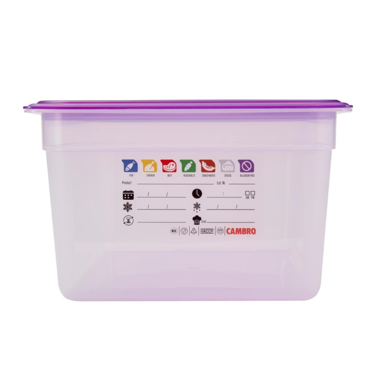 Bak in polypropeen Cambro Safetrak IML GN 1/1 200mm - Gastronoble - JN503
