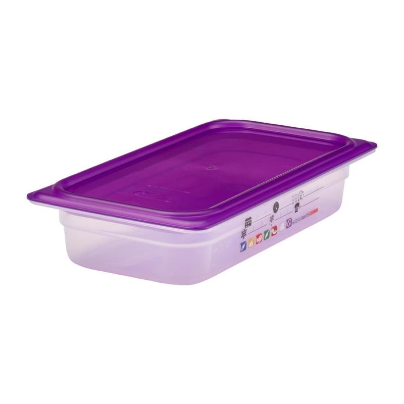 Bak uit polypropeen Cambro Safetrak IML GN 1/3 65mm - Gastronoble - JN508