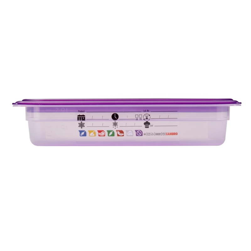 Bak uit polypropeen Cambro Safetrak IML GN 1/3 65mm - Gastronoble - JN508