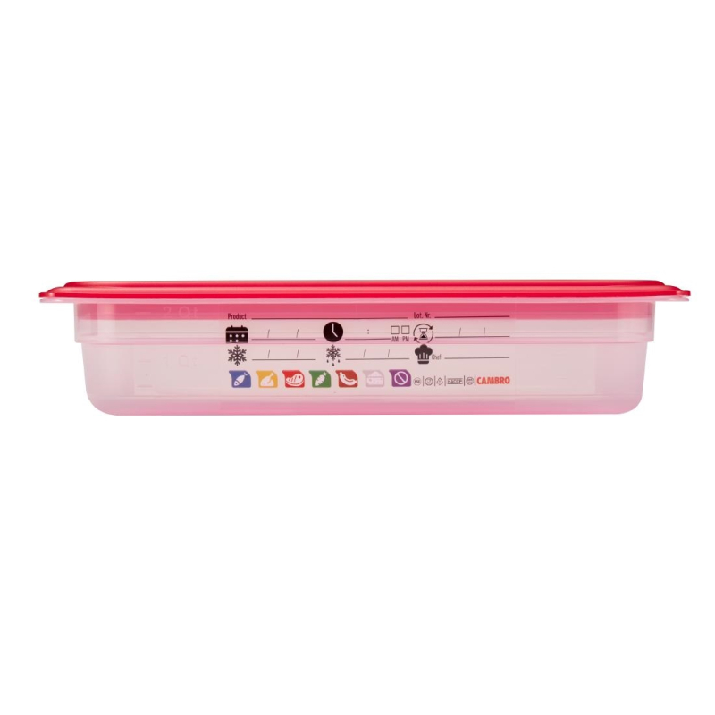 Bak uit polypropeen Cambro Safetrak IML GN 1/3 65mm - Gastronoble - JN508