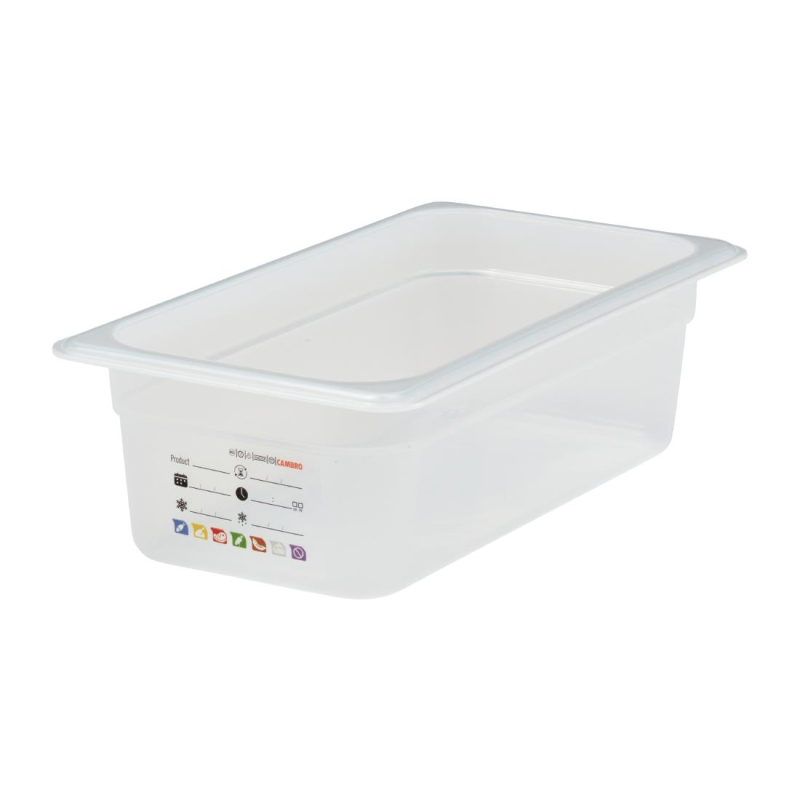 Bak in polypropyleen Cambro Safetrak IML GN 1/3 100mm - Gastronoble - JN509