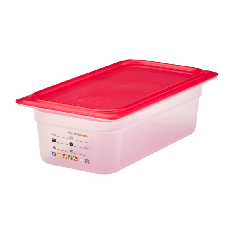 Bak in polypropyleen Cambro Safetrak IML GN 1/3 100mm - Gastronoble - JN509