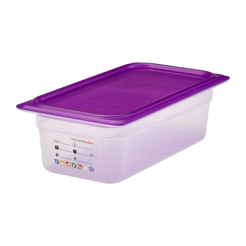 Bak in polypropyleen Cambro Safetrak IML GN 1/3 100mm - Gastronoble - JN509