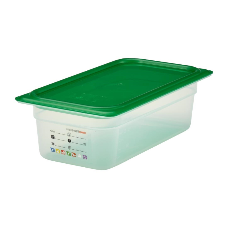 Bak in polypropyleen Cambro Safetrak IML GN 1/3 100mm - Gastronoble - JN509