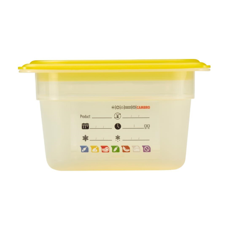 Bak in polypropyleen Cambro Safetrak IML GN 1/3 100mm - Gastronoble - JN509