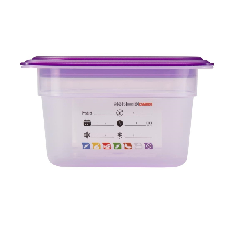 Bak in polypropyleen Cambro Safetrak IML GN 1/3 100mm - Gastronoble - JN509