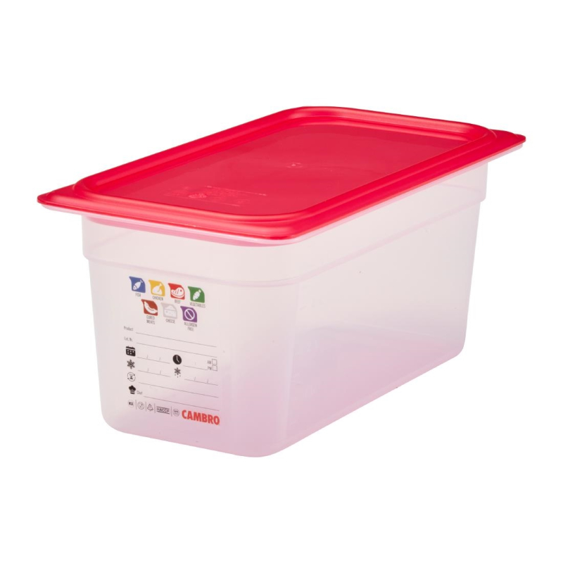 Bak in polypropylene Cambro Safetrak IML GN 1/3 150mm - Gastronoble - JN510