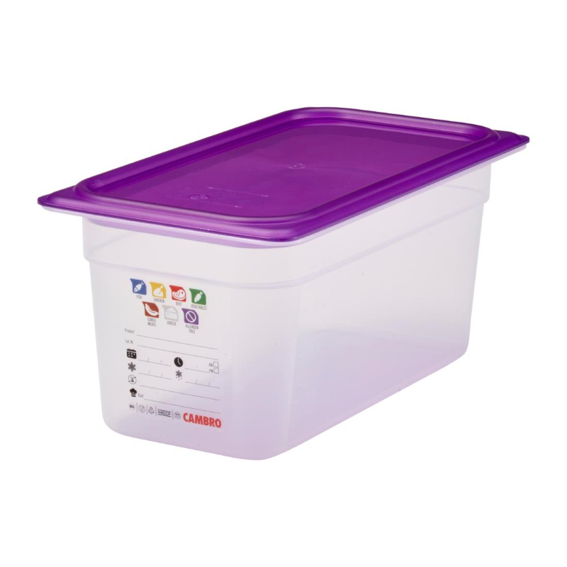 Bak in polypropylene Cambro Safetrak IML GN 1/3 150mm - Gastronoble - JN510