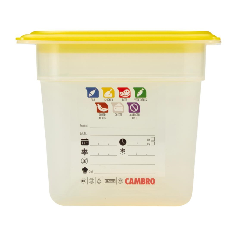 Bak in polypropylene Cambro Safetrak IML GN 1/3 150mm - Gastronoble - JN510