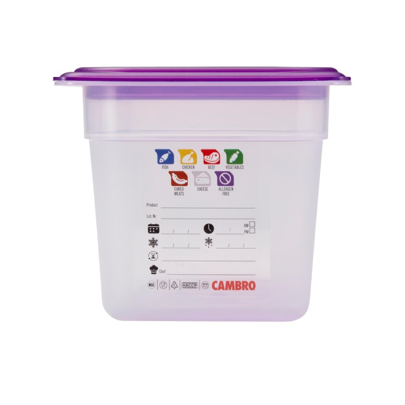 Bak in polypropylene Cambro Safetrak IML GN 1/3 150mm - Gastronoble - JN510