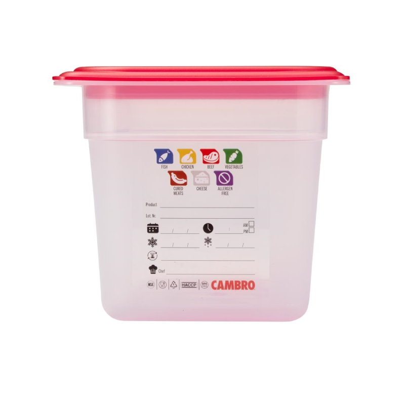 Bak in polypropylene Cambro Safetrak IML GN 1/3 150mm - Gastronoble - JN510