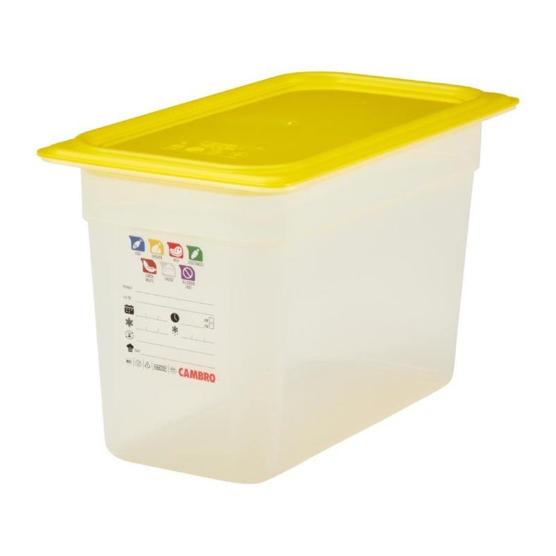 Plastic bak polypropeen Cambro Safetrak IML GN 1/3 200mm - Gastronoble - JN511