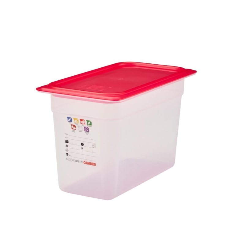 Plastic bak polypropeen Cambro Safetrak IML GN 1/3 200mm - Gastronoble - JN511