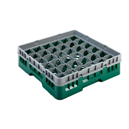 36-compartimenten glazenwasrek